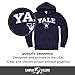 Campus Colors Adult Arch & Logo Soft Style Gameday Hooded Sweatshirt (Yale Bulldogs - Navy, Medium)