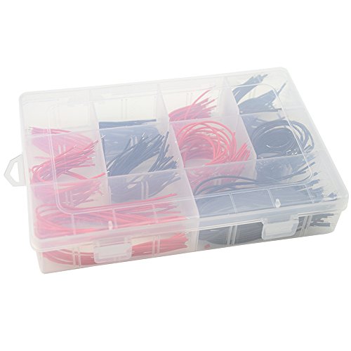 XLX 250PCS 10 Species 24AWG PVC Soldering Brushless Motor Double-end Tinning Connector Wire ( PCB Jump Breadboard Dupont Cable Wire Assortment Kit 50mm 80mm 100mm 150mm 200mm)