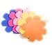 KC Silicone Dish Scrubbers, Antibacterial, Kitchen Sponges, Face & Body Wash, Vehicle Sponge, Non Scratch Multi-purpose Dishwashing Brushes Stink Free Sponges, Food Grade & BPA Free, 5 Pack