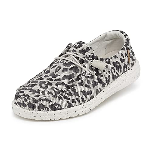 wendy woven cheetah grey