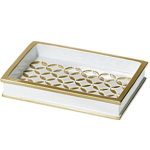 Creative Scents Diamond Lattice 4 Piece Bathroom Accessories Sets