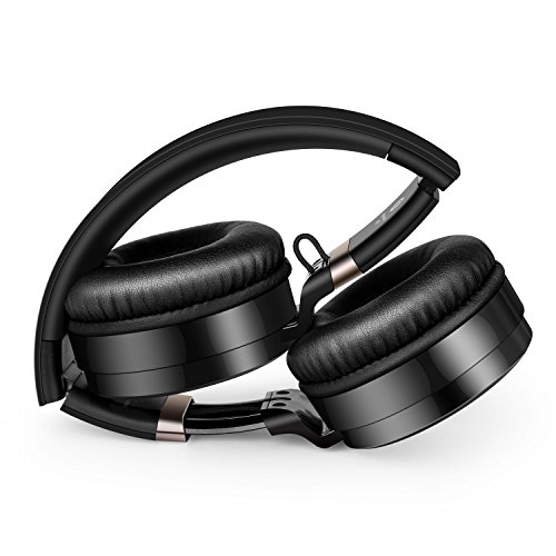 SOUND INTONE ブルーツース4.0　ワイヤレス　ステレオヘッドホン　ハイファイ　ノイズキャンセリング　インラインマイク付き　ボリュームコントロール　オーディオケーブル付き　スマートホン/PC/TV/IPHONE/SAMSUNG/LAPTOP Ｐ6 (Black/Coppery)