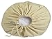 Accent Home 100% Premium Cotton Canvas Printable Laundry Draw String Plain Bag 6 Pc Pack EXTRA LARGE 28x36