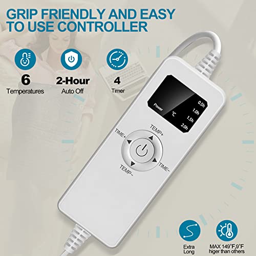 Heating Pad for Back Pain Relief XXL(19x33\