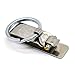 Linwnil Stainless Steel Keyring Security Belt Clip Key Chain,used in sports pants, clothes pockets,belt,Durable Multi-ring Key Holder (4)