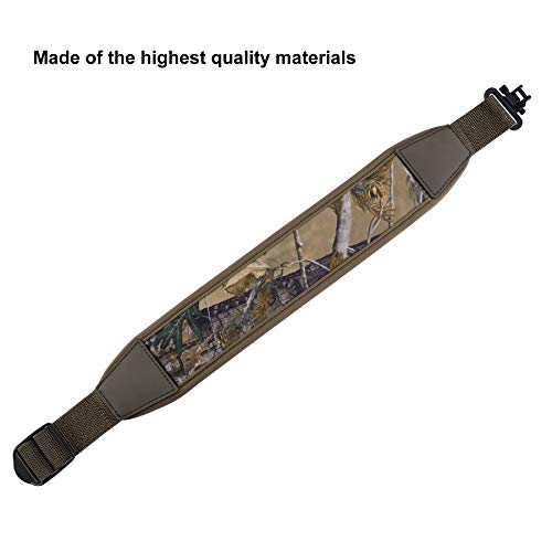 BOOSTEADY Rifle Sling with Swivels, Two Point Shotgun Sling, Metal