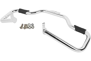 TCT-MOTORPARTS TCT-MT Engine Guard Crash Bar Mustache Fit for Harley Heritage Softail Classic FLSTC Fat Boy FLSTF 2000-2017; S FLSTFBS Slim S FLSS '16-17; CVO Softail Deluxe FLSTNSE '14-15; FLST 2006 Chrome