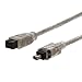IEEE 1394b Firewire 800 Cable 9 pin - 4 pin M / M, 6 ft Translucent