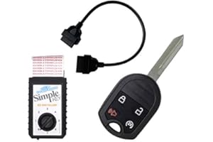 CAR KEYS EXPRESS Simple Key Programmer Bundle with Key(s) and Cord - Designed for Ford and Lincoln Vehicles: Program Key Yourself