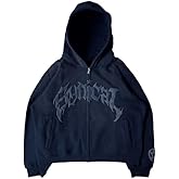 EMMIOL Balaclava Oversized Full Zip Hoodie With Built-In Wind Proof Mask Long Sleeve Pullover Sweatshirt With Pocket