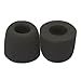 Veritas Memory Foam Earphone Tips Foam Tips (Fits 4mm-5.5mm Diameter Nozzles, Dark Grey, 4 Pairs, Large)