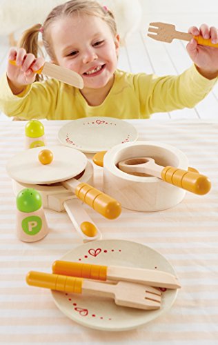 Hape Gourmet Play Kitchen Starter Accessories Wooden Play Set