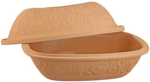 Romertopf 99109 Glazed Clay Cooker, Small by Rmertopf Germany