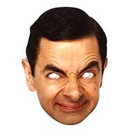 Partyrama Mr Bean Celebrity Cardboard Mask - Single