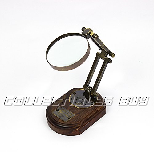 Decorative Watkins & Hills Opticians London 1805 Antique Brown Marine Vintage Magnifying Glass - Collectiblesbuy