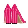Sammitop-Womens-Round-Toe-Patent-High-Block-Heel-Pumps-Chunky-Heels-Office-Dress-Shoes