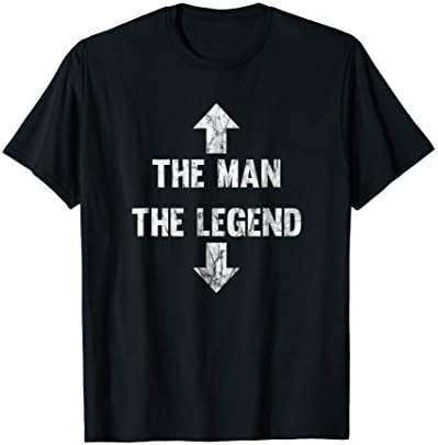 Funny Inappropriate TeesThe Man The Legend Distressed T-Shirt T-Shirt
