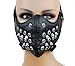 Bonlting Black Spike Motorcycle Face Mask Protective Paint Ball Gear
