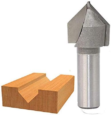 N A 1pc 1 2 Shank Classical 90 Deg V Type V Groove Slot Wood Router Bits Industrial Grade 12 7mm Shank Wood Cutting Tool 1 2 1 1 4 Amazon De Kuche Haushalt