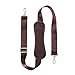 52 Inch Universal Replacement Shoulder Strap Adjustable Webbing with Metal Swivel Hooks For Laptop Case Briefcase Pet Carrier (Brown)
