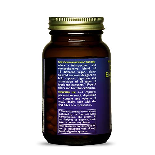 HealthForce SuperFoods Digestion Enhancement Enzymes All Natural Plant