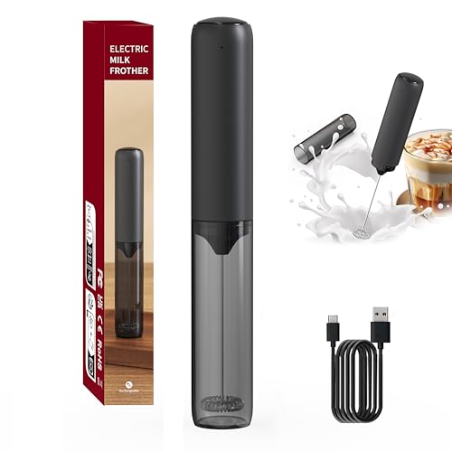 Mini Mixer Portátil USB – Batedor e Espumador Sem Fio, Recarregável, Perfeito Para Café, Latte, Matcha e Chocolate Quente