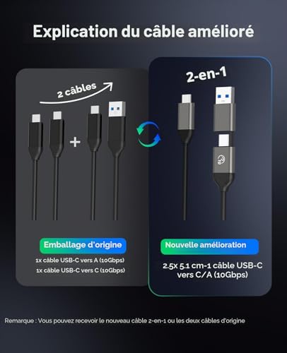 ORICO M.2 NVMe SSD Enclosure 10Gbps USB External Adapter USB3.2/ USB3.1 Gen2 USB-C Hard Drive Enclosure for M.2 PCIe NVME M-Key 2230/2242/2260/2280 SSD, with UASP - M2PV