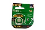 Scotch Magic Tape, Narrow Width, Engineered for Mending, Cuts Cleanly, 1/2 x 450 Inches (104)