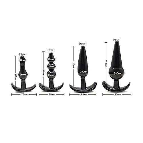 T-bar Base Kit Training Toys - Womens Stimulator - 4 pcs Beginners Anales Set