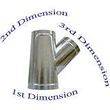 The Sheet Metal Kid - 8" x 8" x 8" Duct Wye Branch HVAC Ductwork AC Duct Fittings - Ideal for Efficient Airflow Distribution & Branching in AC Systems