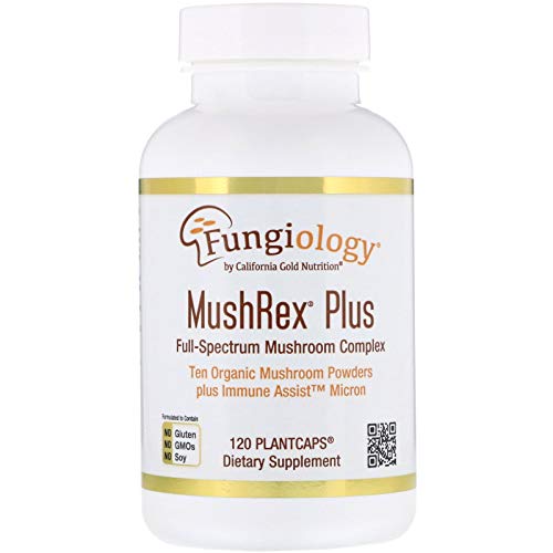 California Gold Nutrition Fungiology, MushRex Plus, Full-Spectrum ...