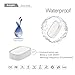 Aogek Wireless Doorbell Kit, 1 Remote Push Button and 1 Door Chime, Operating at over 1000-Feet Range with 36 Chimes, 4-Level Adjustable Volume, White-Silver