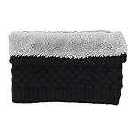 Aiphamy Winter Fleece Lined Knitted Neck Warmer Neck Gaiter Scarf for Women Mens Aiphamy Winter Fleece Lined Knitted Neck Warmer Neck Gaiter Scarf for Women Mens