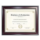 GraduatePro 8.5x11 Diploma Frame, Picture Frame for