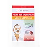 Nu-Pore Collagen Essence Mask 2ct (Herb & Pomegranate), Bulk Case of 24
