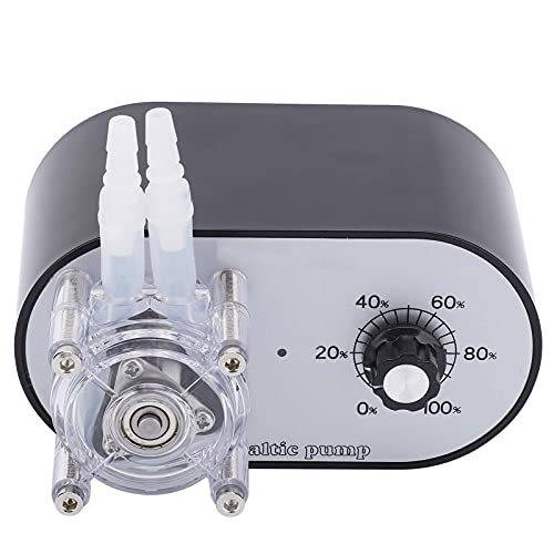 Peristaltic Pump, Peristaltic Pump with High Flow Single Head for Experiments 114-500 Ml/Min AC100-240 V with Flexible Adjustment (EU Plug)