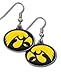 NCAA Iowa Hawkeyes Dangle Earrings