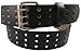 F&L CLASSIC 3 Grommet Holes Leather Belt
