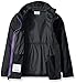 Columbia Big Girls Switchback Rain Jacket, black, Crown, M