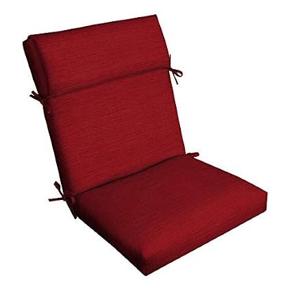 Amazon.com : Allen roth 1 Piece Cherry Red High Back Patio Chair
