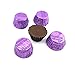 LaetaFood Bag - Reese's Miniatures Peanut Butter Cups Milk Chocolate, Purple Foils (Pack of 2 Pounds)