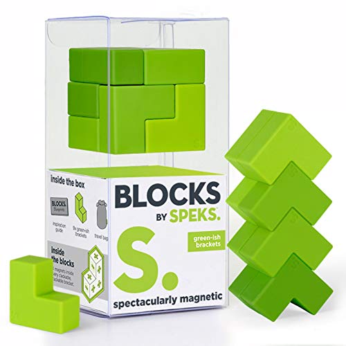 Speks Blocks Brackets. Magnetic Blocks for Adults. The World's Best Desk Toys.