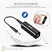 Smof Ground Loop Noise Isolator for Car Audio/Home Stereo System (Eliminate The Buzzing Noise Completely) with 3.5mm Audio Cable, Blackthumb 1