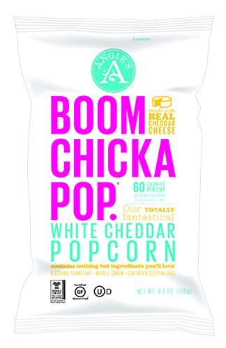 Angie's Artisan Treats Boomchickapop White Cheddar Popcorn, 4.5 Ounce (Pack of 12) by Angie's Artisan Treats