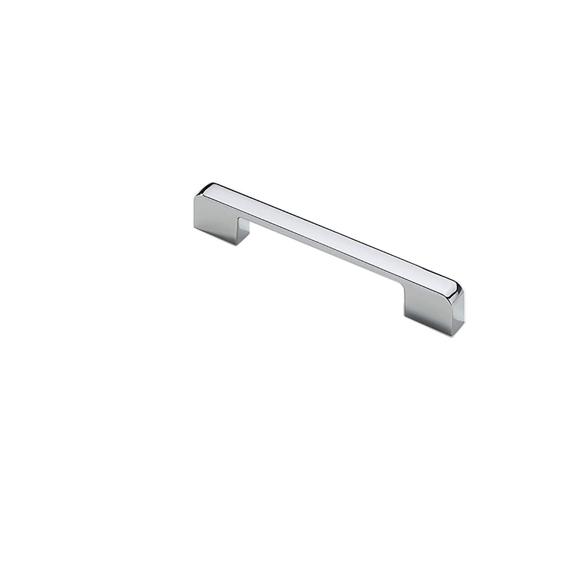 5 PCS Cabinet Handles Furniture Drawer Wardrobe Door Kitchen Cupboard Pull Zinc Alloy Polished Chrome T Bar Handles Pulls Hole Center 128mm