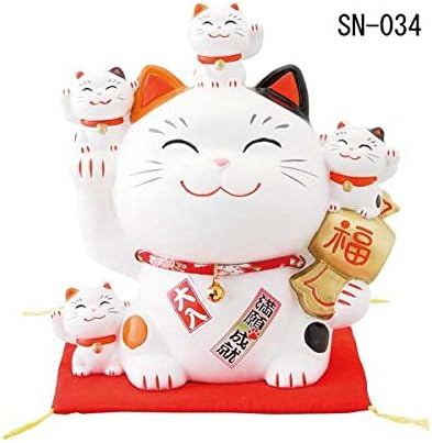 Auspicious figurines "Maneki Neko"Mike Piggy Bank Japanes Goods SN-034