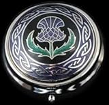 Pill Box in a Scottish Thistle Design