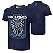 WWE Authentic Wear Roman Reigns Big Dog Unleashed T-Shirt Navy Blue Small