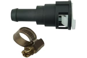 MUZZYS UPGRADED 800-404 Stronger than OEM Heater Core Coolant Hose Quick Disconnect Connector w/Clamp ONLY FITS: 3/4" Tube and 5/8" Heater Hose. FITS: Many 1986-2011 Ford Trucks SUVs and Vans E69Z18D435B