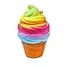 Squishy Fidget Item - Cute Squishies Small Ice Cream Squishy - Stress Relief Ice Cream Party Favors Squishies Slow Rising Stress Relief Party Favors Fidget Tool Keychain